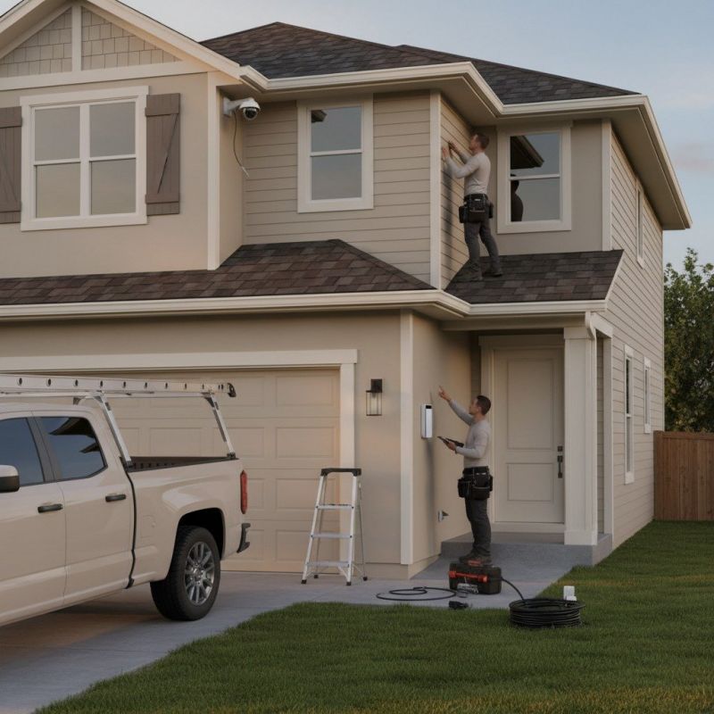 Home Security System Installation detail